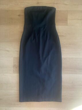 Everlane strapless Black Dress medium
